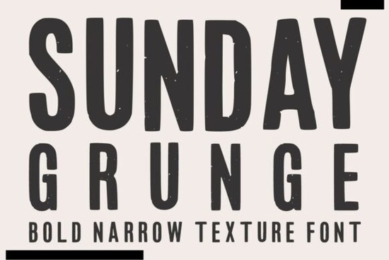 Sunday Grunge Font